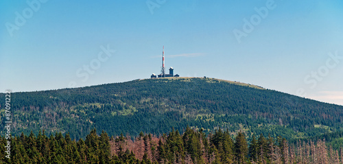 Der Brocken im Harz vom Torfhaus aus gesehen photo