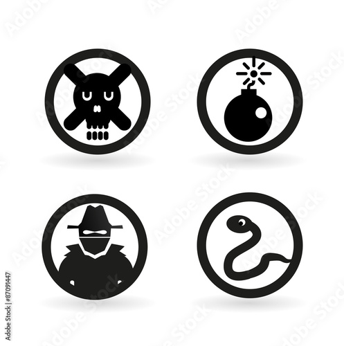 hacker, error, bug et verre