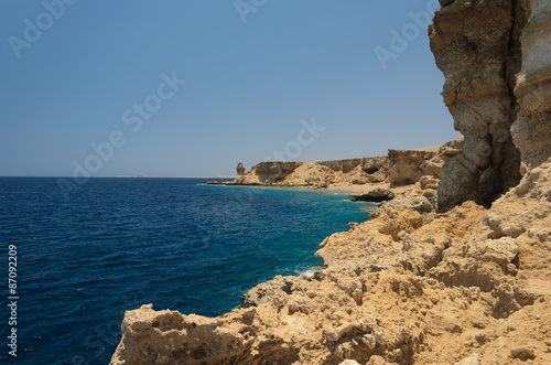 Coast in Egypt. Red Sea