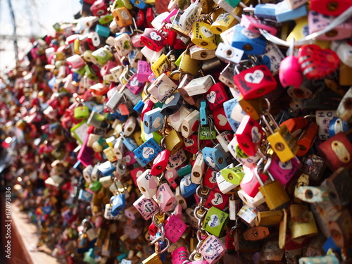 Master key of love. forever love. locked your love. love wall. master key wall at Korea