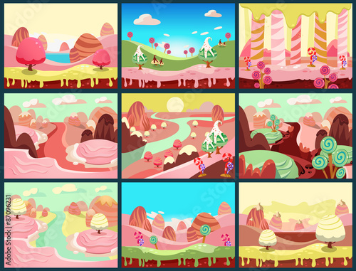 Candy Land Vector