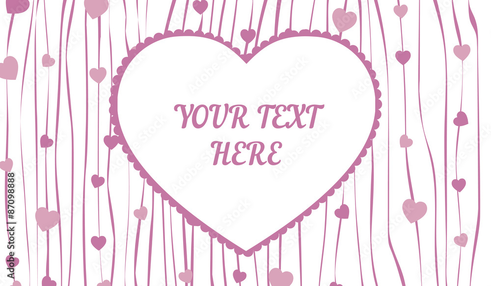 Hearts background vector Hearts background vector