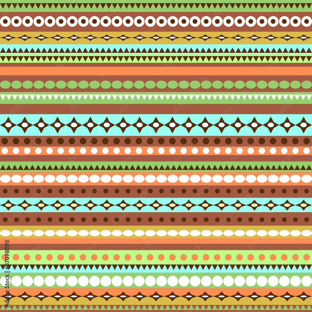 Colorful ethnic seamless pattern design Colorful ethnic seamless pattern design