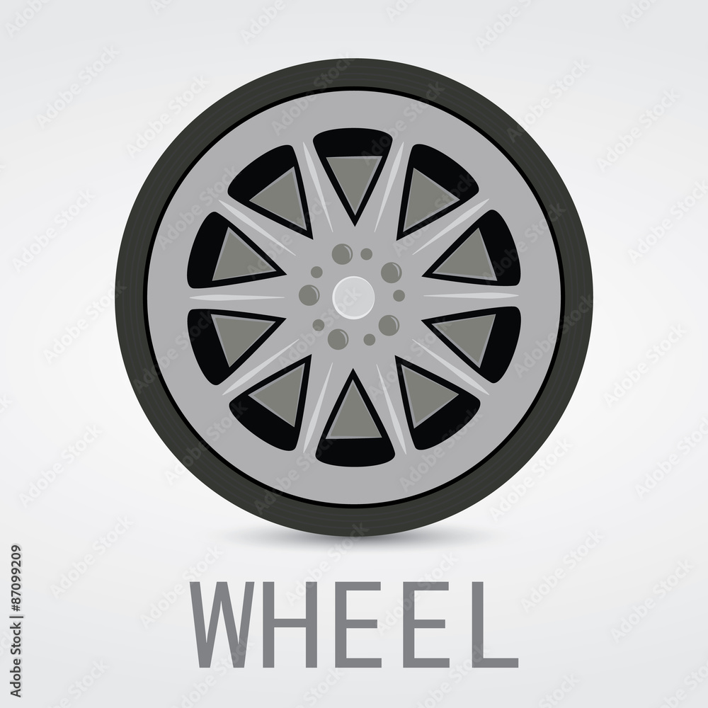 Wheel Vector Logo Design