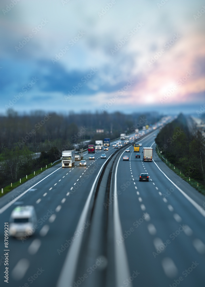 Obraz premium Motorway Traffic