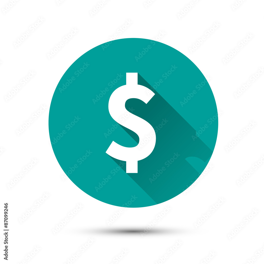 Handshake flat isolated illustration for business and finance Handshake flat isolated illustration for business and finance