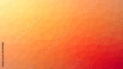 Red Yellow Polygonal Mosaic Background, Vector Illustration, Cre