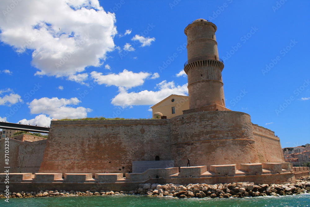 Fort Saint Jean à Marseille, France