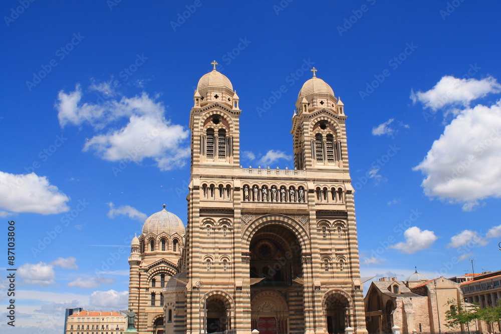 Cathédrale Sainte-Marie-Majeure à Marseille, France