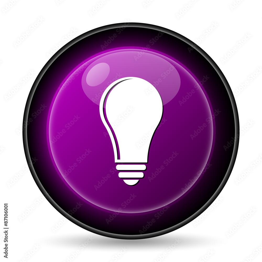 Light bulb - idea icon Light bulb - idea icon