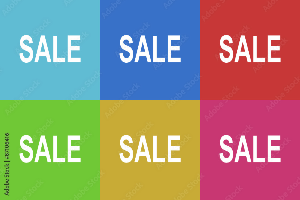 Obraz premium sale vector icons set