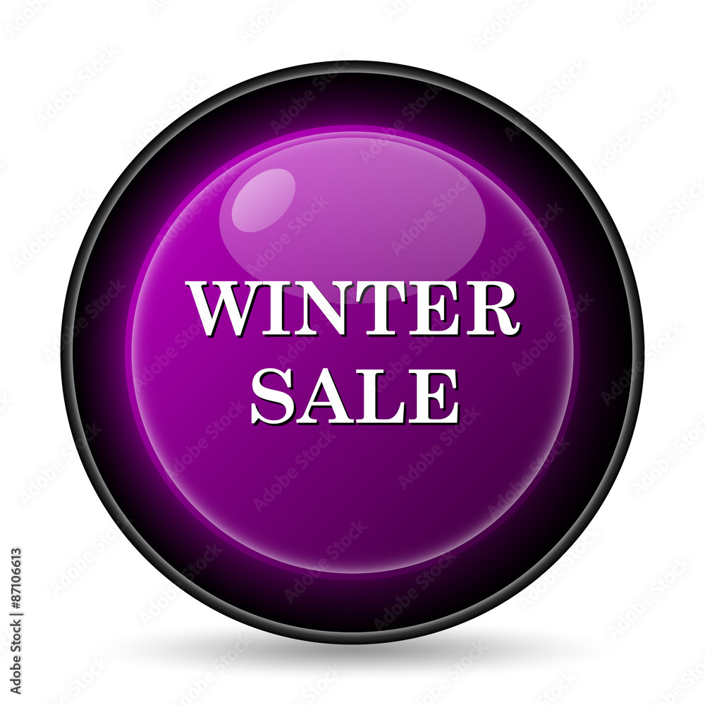 Winter sale icon Winter sale icon