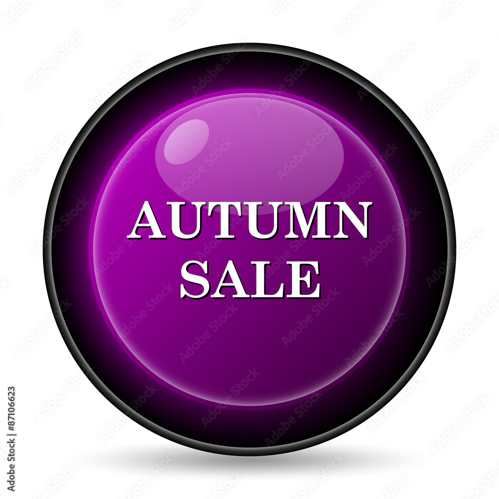 Autumn sale icon Autumn sale icon
