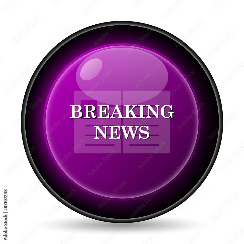 Breaking news icon