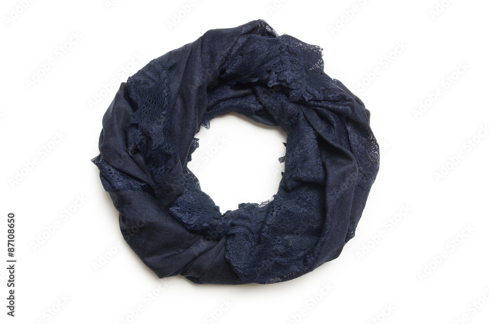 Nice scarf isolated on the white
