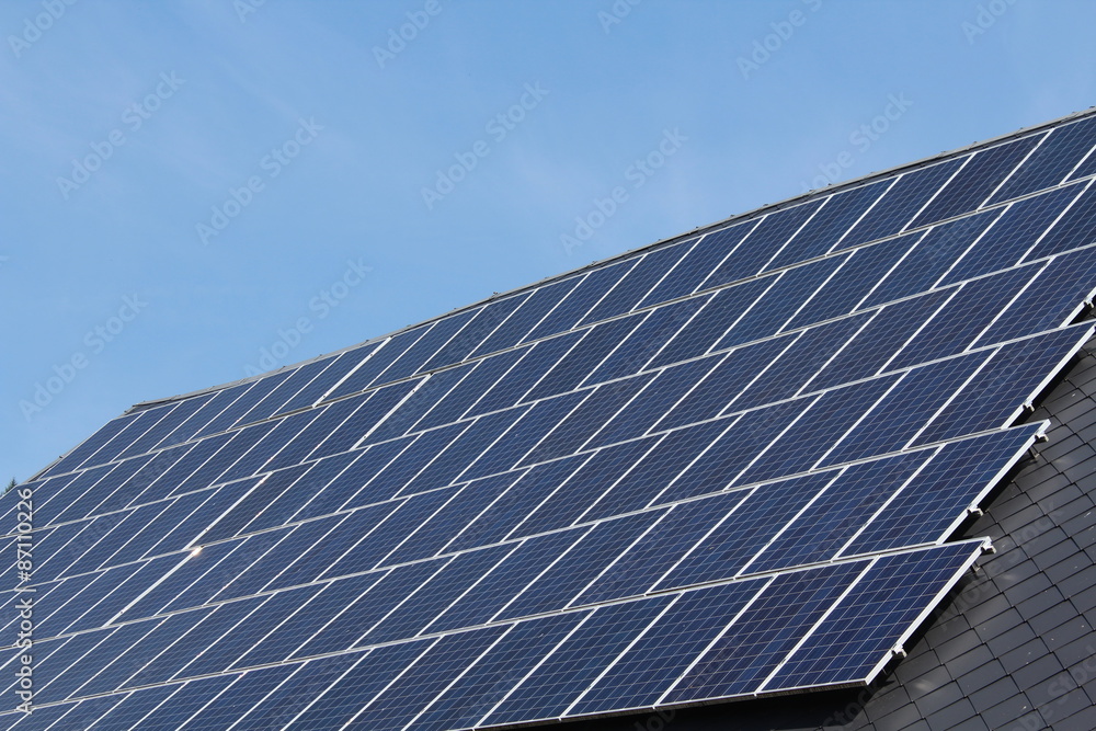 Photovoltaikanlage auf einem Hausdach