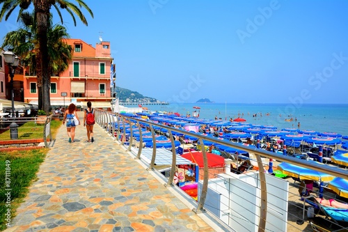 alassio, liguria , italie photo