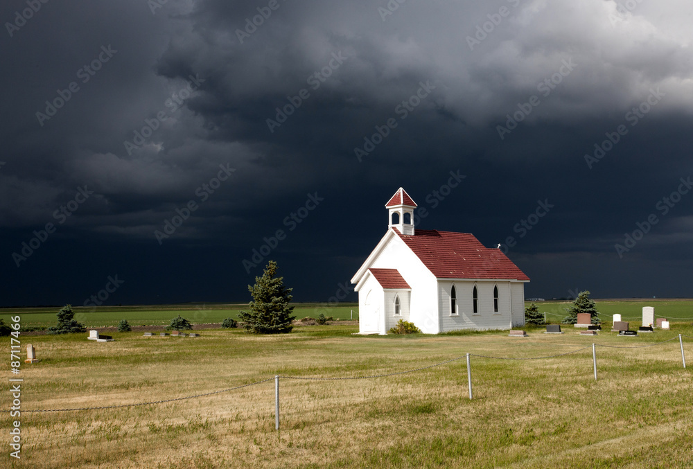 Storm Clouds Saskatchewan Rainbow Storm Clouds Saskatchewan Rainbow