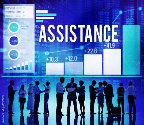 Assistance Support Help Aid Corporate Concept