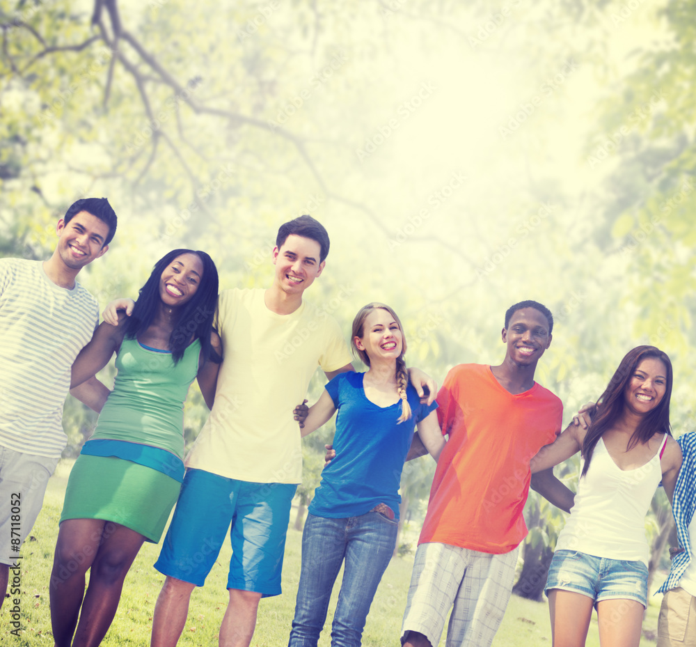 Diversity Friends Friendship Teamwork Huddle Concept Diversity Friends Friendship Teamwork Huddle Concept