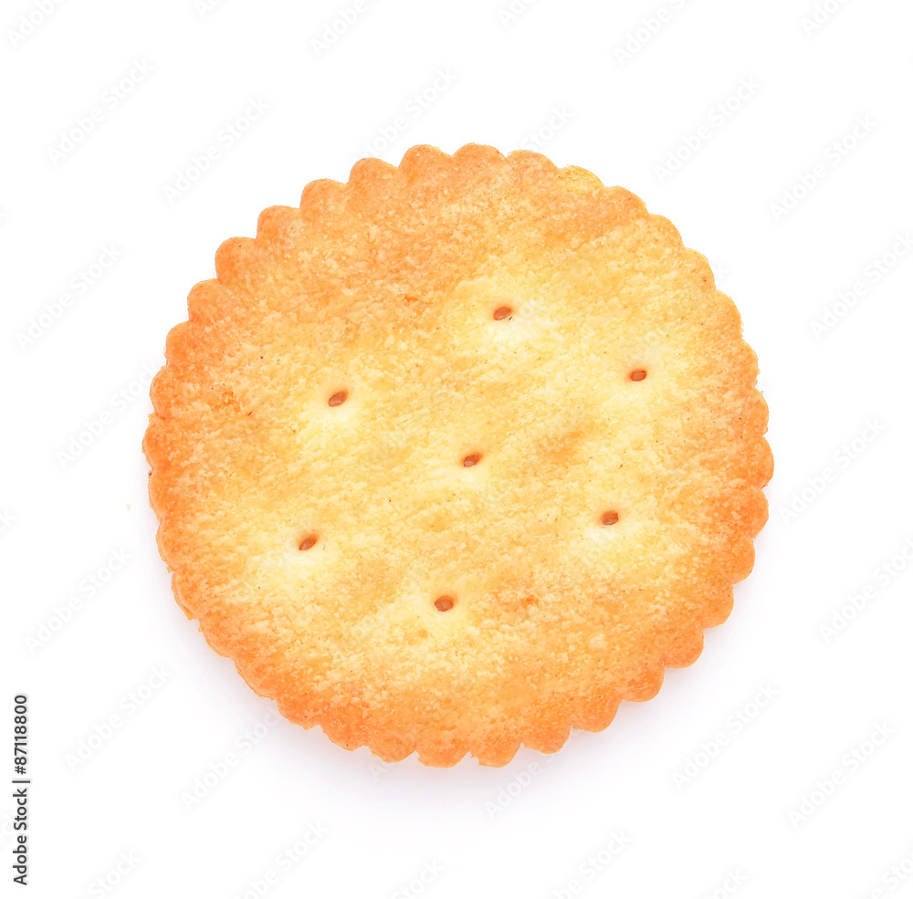 cracker isolated on white background cracker isolated on white background