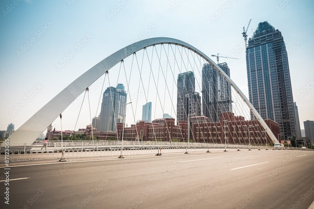Fototapeta premium city bridge in tianjin