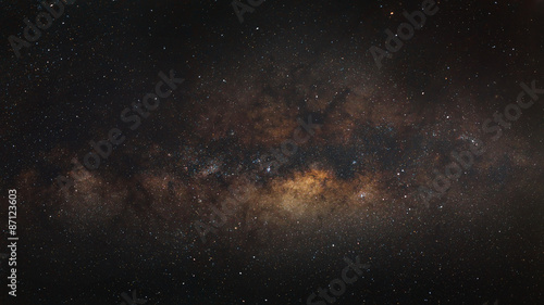 Milky Way galaxy  Long exposure photograph