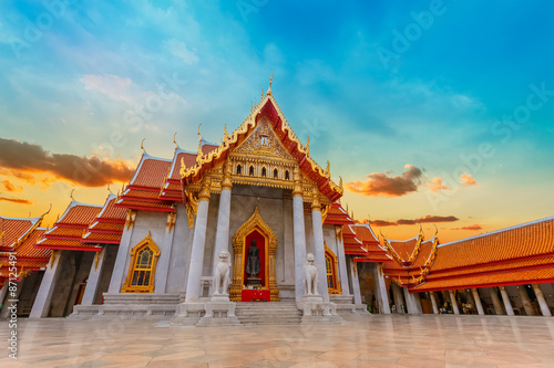Wat Benchamabophit - the Marble Temple in Bangkok  Thailand
