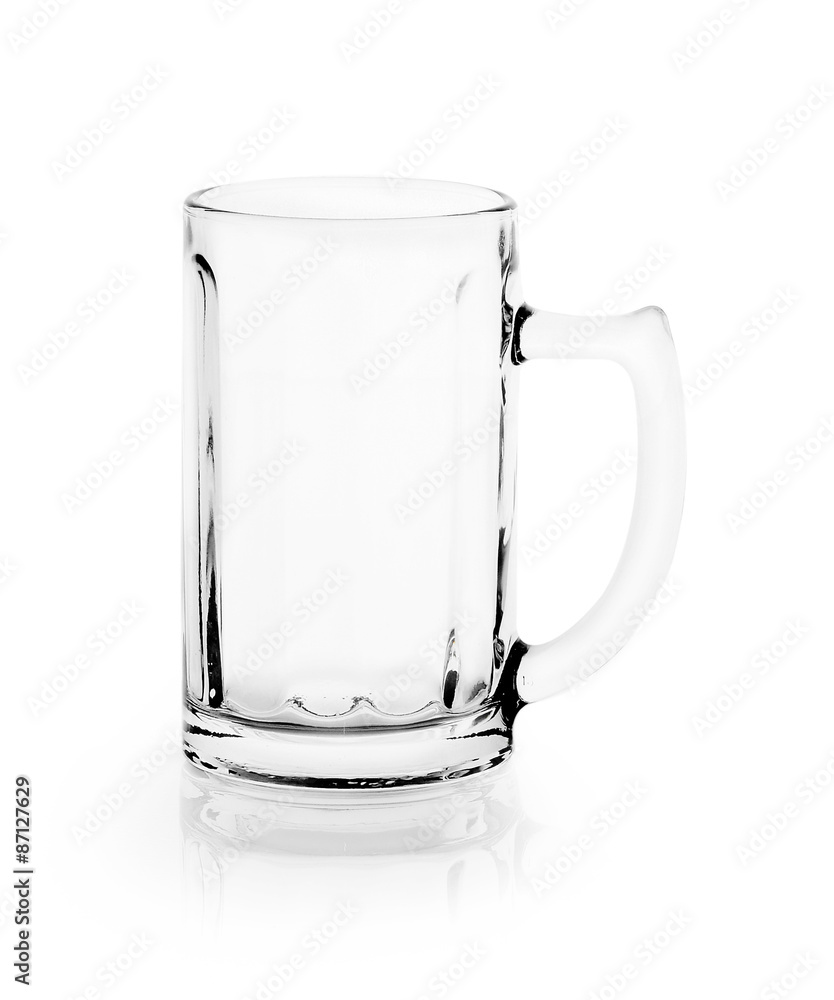 Empty glass. isolated on a white background Empty glass. isolated on a white background