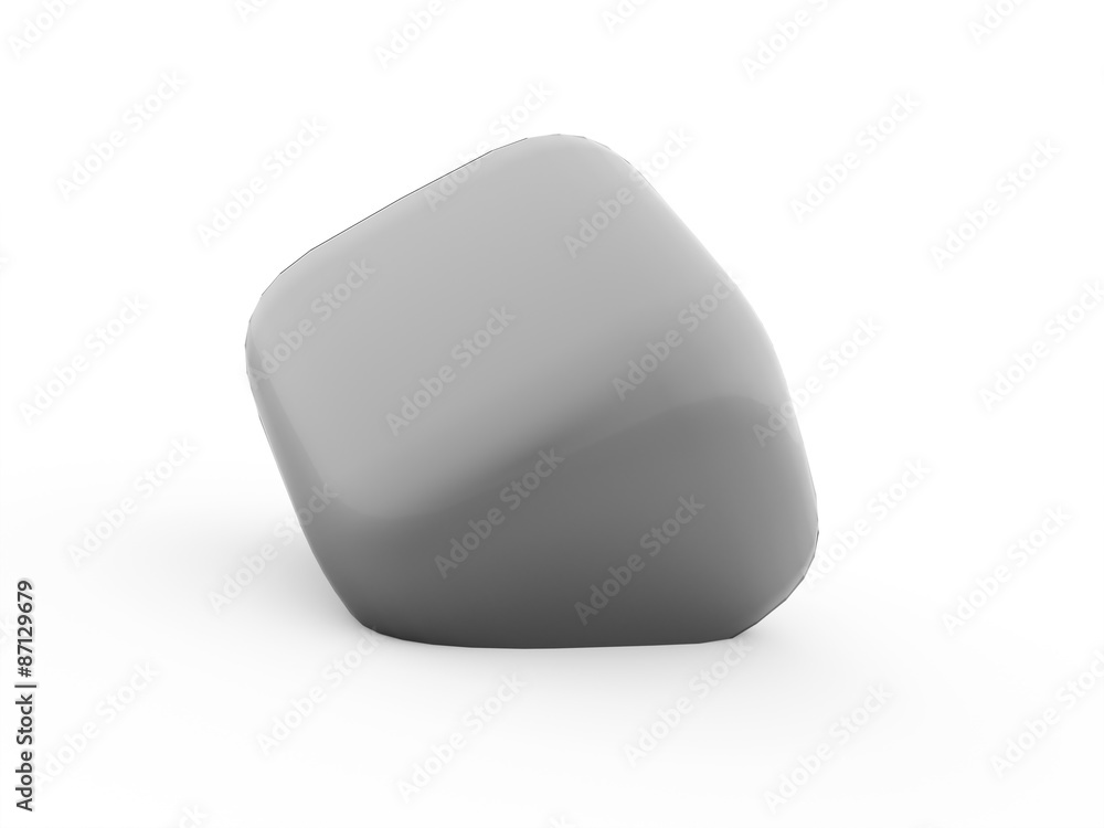 Silver cubes icon concept rendered Silver cubes icon concept rendered