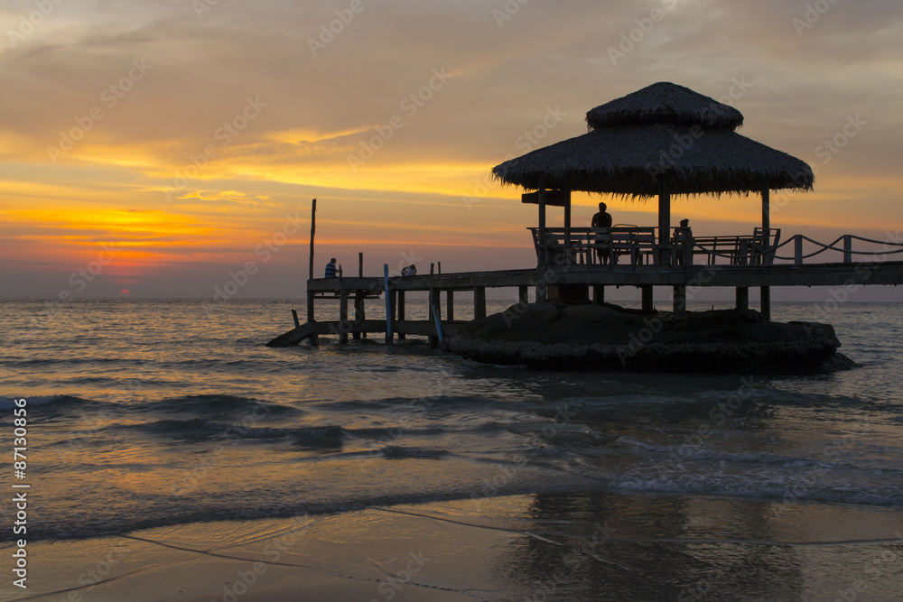 Thailand beaches sunset