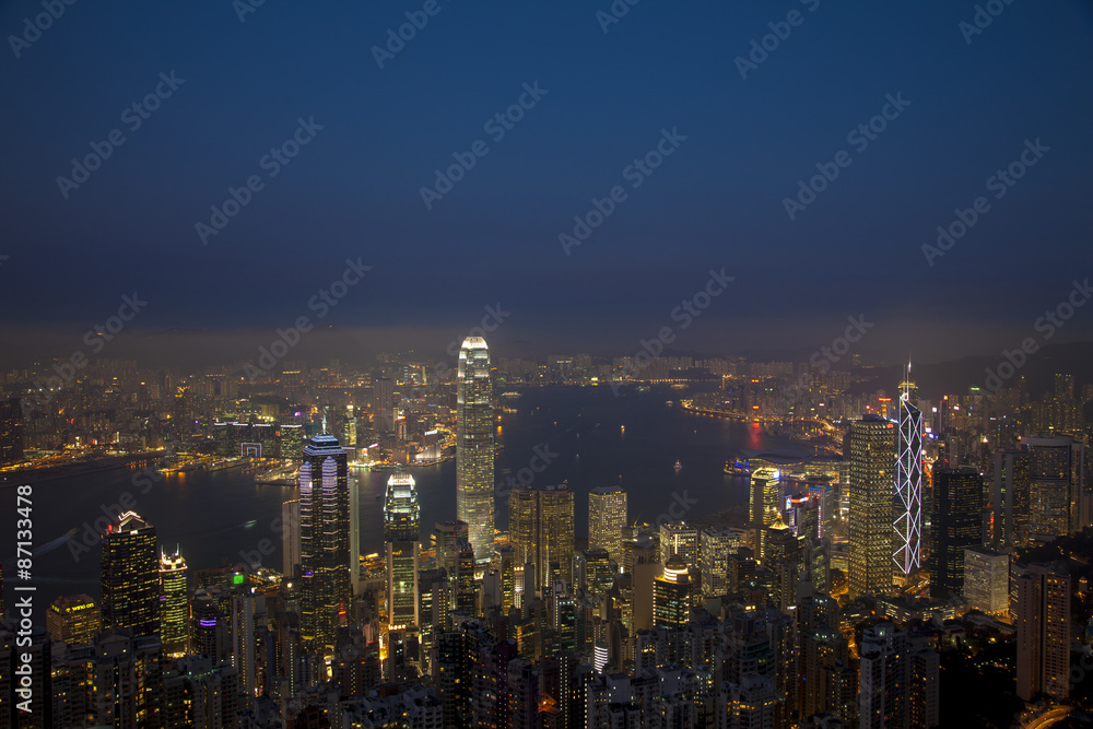 香港の夜景