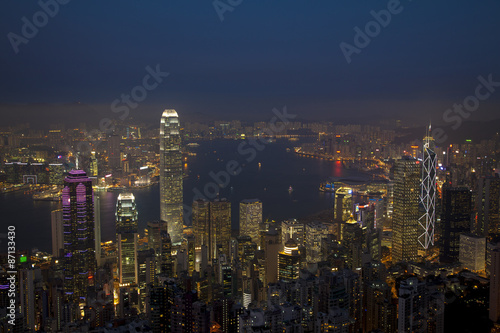 香港の夜景 © top10top