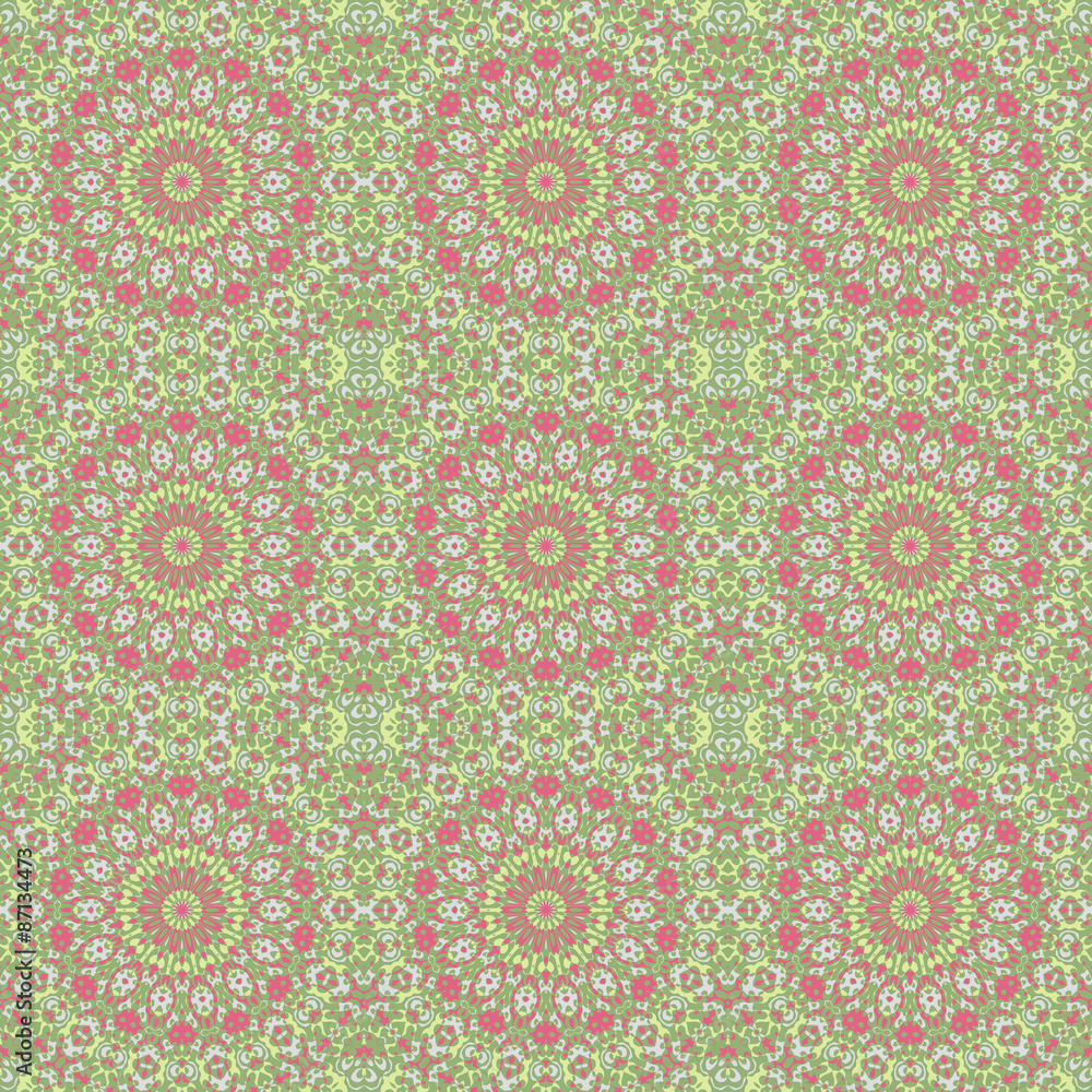 Wallpaper ornament floral seamless generated texture