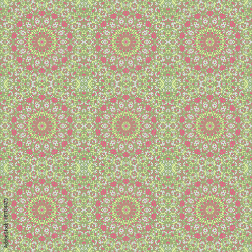 Wallpaper ornament floral seamless generated texture