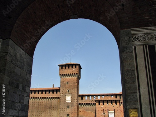 Torre di Bona del Castello Sforzesco a Milano photo