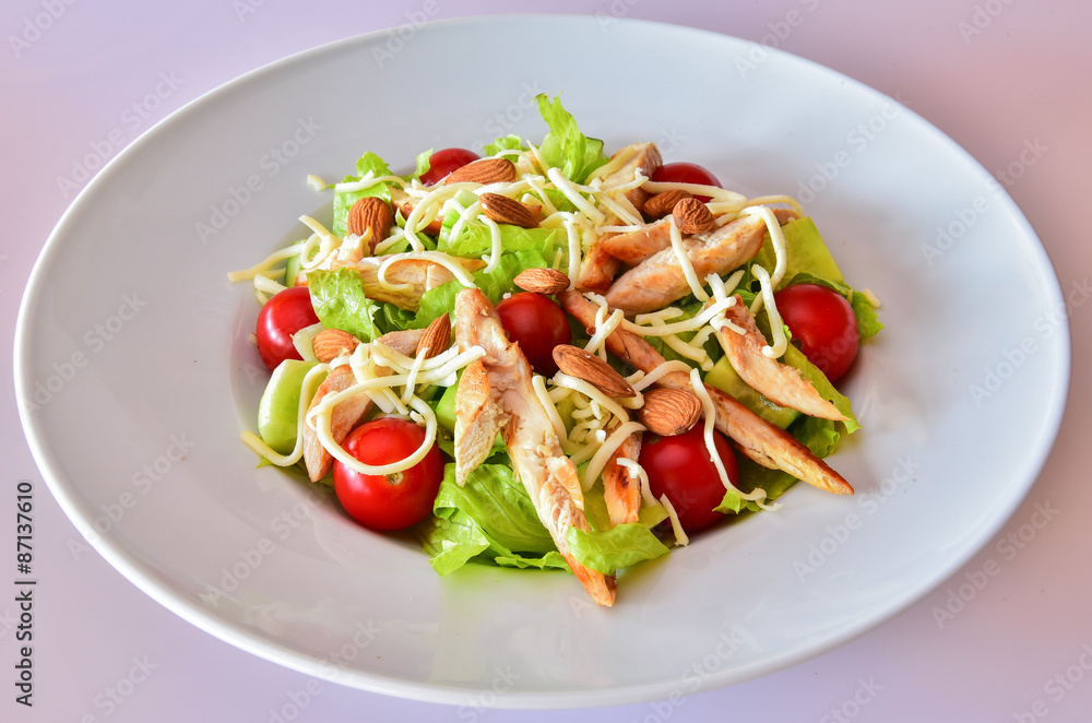 ızgara tavuklu salata ızgara tavuklu salata