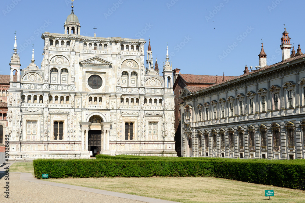 Certosa of Pavia medieval monastery in Pavia