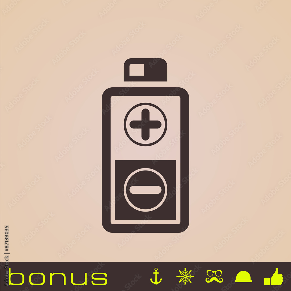 batary plus minusl icon batary plus minusl icon