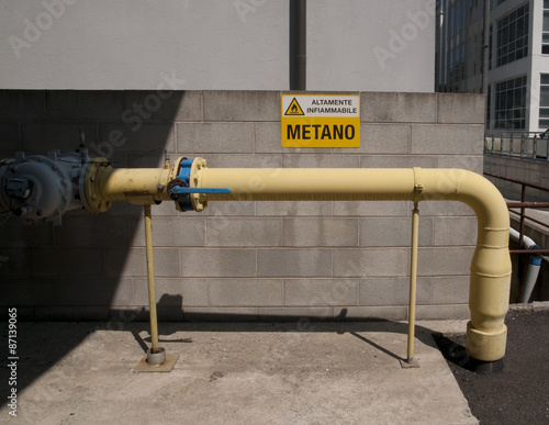 Fotografie centralina smistamento gas metano
