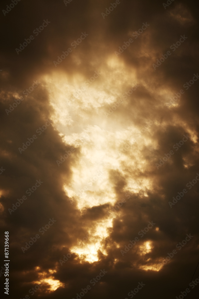 Obraz premium Stormy sky