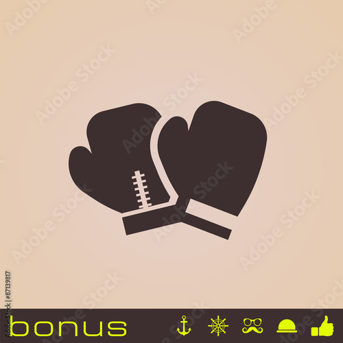 icon boxing gloves