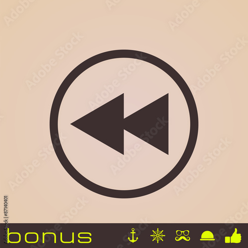icon media fast rewind back Free Download icon media fast rewind back - GFXLoad