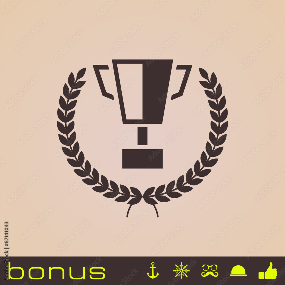 icon trophy leath bleck icon trophy leath bleck