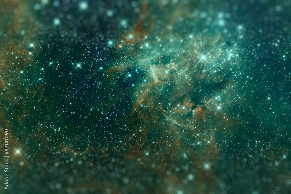 Naklejka premium The region 30 Doradus lies in the Large Magellanic Cloud galaxy.