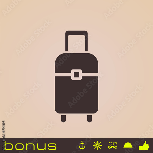 travel bag icon