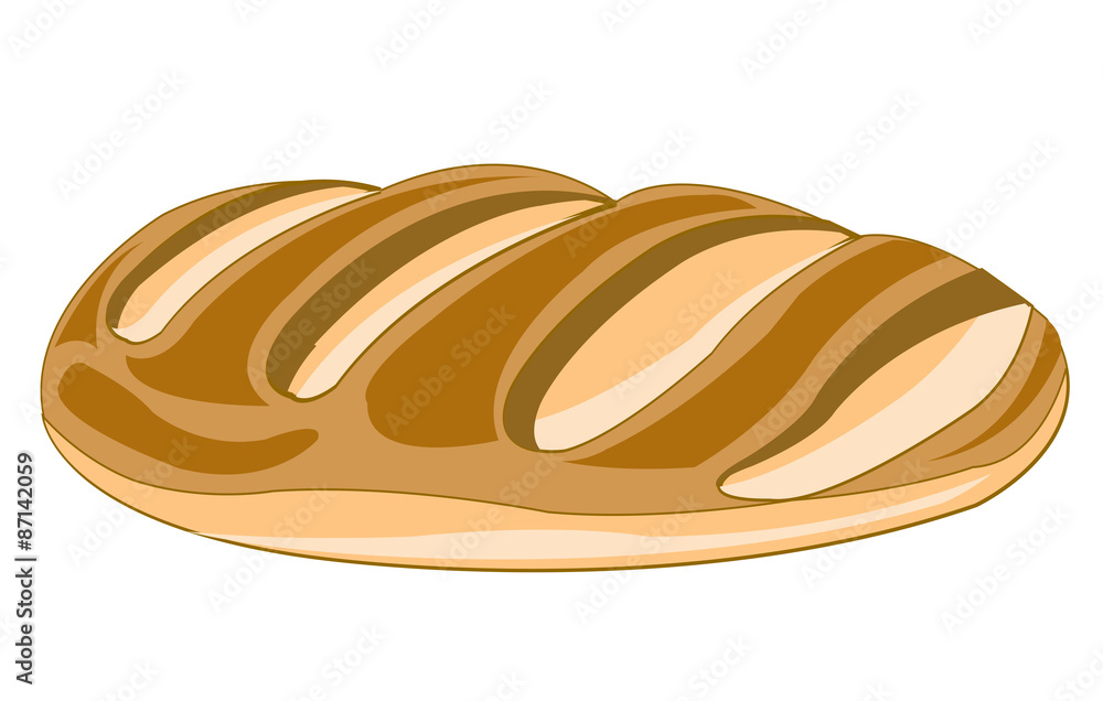 Long loaf of bread Long loaf of bread