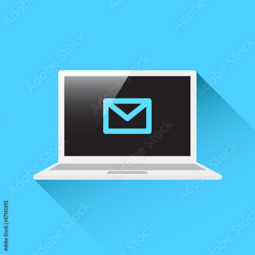 Laptop Mail Icon