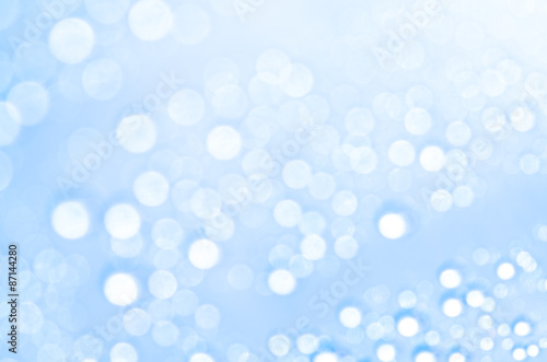 blue abstract blurred bokeh background