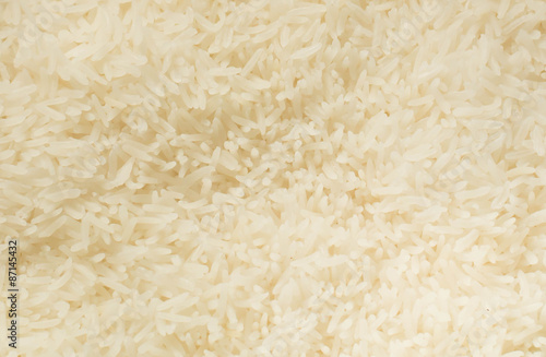 Steam cooked rice background.